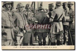 Postcard Old el Army General Gouraud