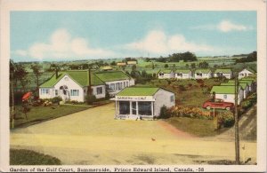 Garden of the Gulf Court Summerside PE Prince Edward Island PEI Postcard H48