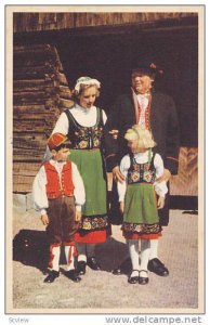 Family Wearing National Costumes From Botkyrka, Sodermanland, Sweden, 1910-1920s