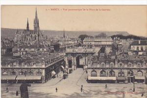 France Nancy Vue panoramique de la Place de la Carriere