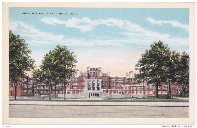 High School, LITTLE ROCK, Arkansas, 1910-1920s