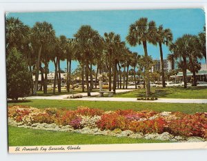 Postcard Colorful Circle, St. Armands Key, Sarasota, Florida