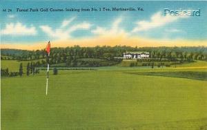 VA, Martinsville, Virginia, Forest Park Golf Course, Asheville No. 72376