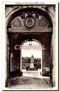 Sully sur Loire - d & # 39Entree Portal - Old Postcard