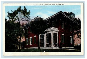 c1940s Gen U.S. Grant's Home After The War Galena, Illinois IL Postcard