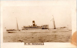 1922 - 1926 S. S. Sixaola Steam Ship Great White Fleet Real Photo Postcard