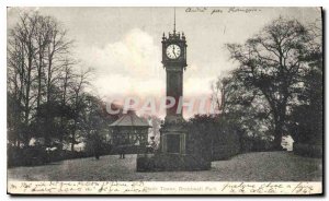 Postcard Old Clock Tower Brockwell Park