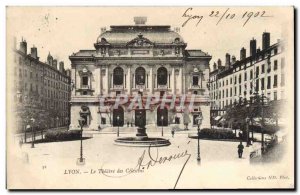 Old Postcard Lyon Theater des Celestins