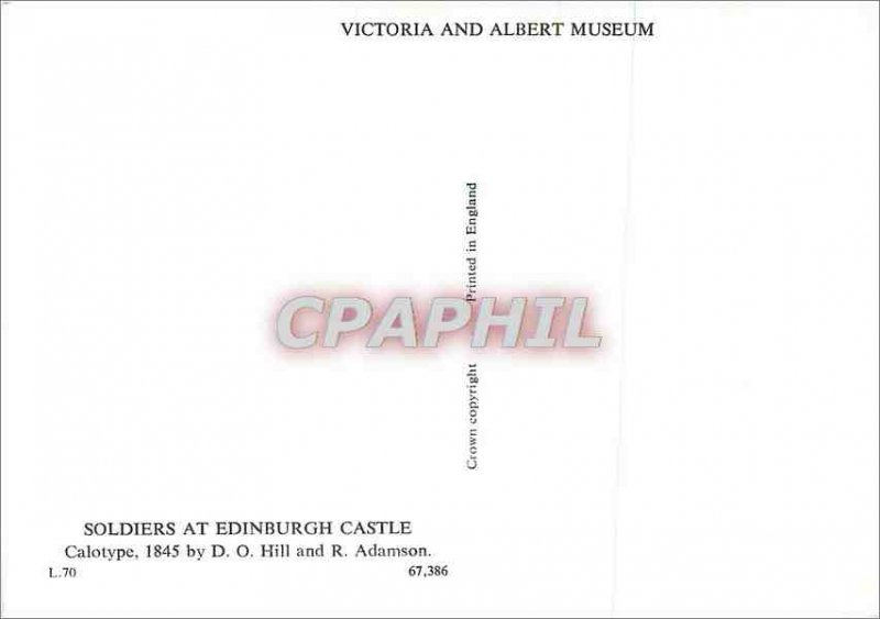Postcard Modern Soldiers at Edinburgh Castle Victoria and Albert Museum