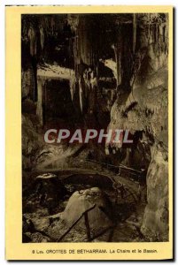 Old Postcard The Betharram Caves From The Pulpit and the Basin