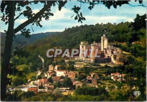 Postcard Modern Bonaguil (Lot Gne) Architecture Military Guyenne Chateau Fort...