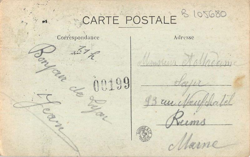 B105680 France Lyon Le Pont de la Bouele Bridge