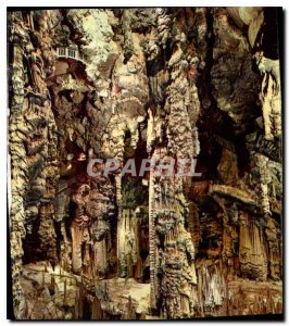 Modern Postcard The Cliff Illuminee the suddenly discovers is the top of a be...