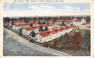 The Cedars Hotel Cedar Point Lake Erie Ohio 1922 postcard