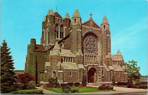 Catherdral Blessed Sacrament Greensburg PA VTG Postcard UNP Unused Dexter Press 