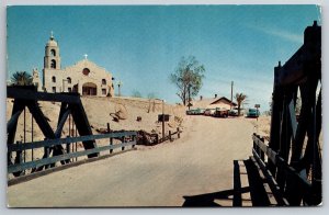 Fort Yuma Mission Old Yuma Bridge Yuma Arizona Postcard L13