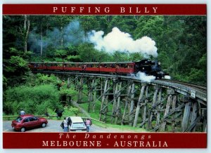 MELBOURNE Australia ~ The Dandenongs PUFFING BILLY Train 4.75 x 6.75 Postcard