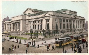 13382 Trolley Cars at New York Public Library