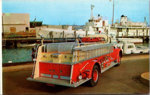 Postcard American Fire Apparatus Fire Truck Glenn D. Culbert Washington D.C.