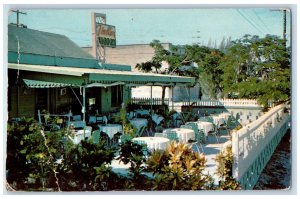 Key West Florida FL Postcard Louis' Italian Garden Restaurant Exterior 1957