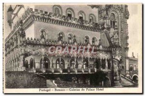 Old Postcard Portugal Bussaco Palace Hotel Galerias do