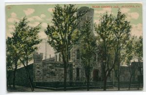 Blair County Jail Altoona Pennsylvania 1908 postcard