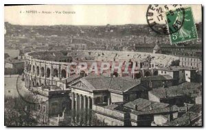 Postcard Old Nimes Arenes Vue Generale