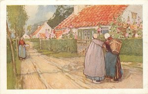 Postcard C-1910 New Jersey Irvington Old Dutch Masters Oil Colors Women 23-11949
