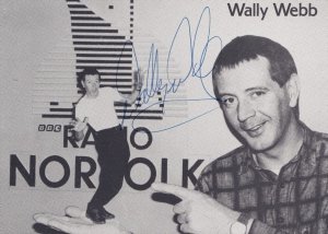 Wally Webb Norfolk Radio Vintage Hand Signed Photo