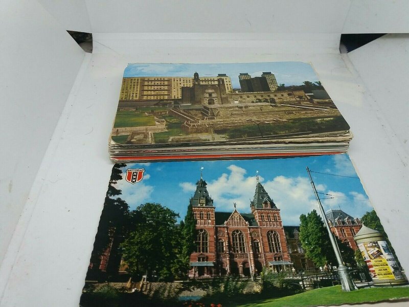 Job Lot 40+ Vintage Topographical Foreign Postcards Standard Size Mixed