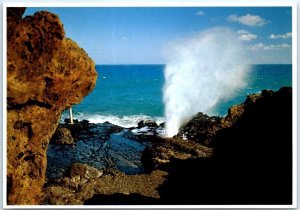 Postcard - Blow Hole On The Island Of Oahu - Hawaii