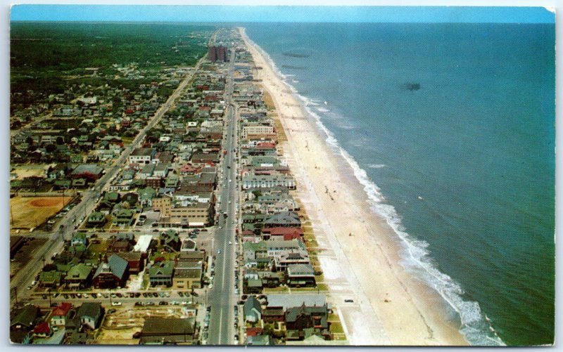 Postcard An Aerial View of the Famous Resort City of Virginia Beach