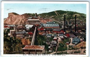 c1930s Lead, S.D. Black Hills Home Stake Mill Gold Mine RARE Postcard SD A67