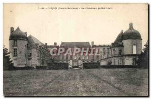 Old Postcard Oiron (Deaux Sevres) Le Chateau (North side)