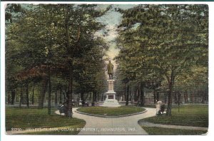 Indianapolis, IN - University Park, Colfax Monument