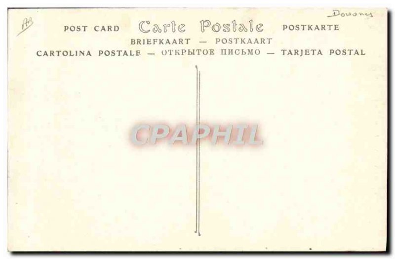 Postcard Old Customs Customs Customs Menton French and Italian