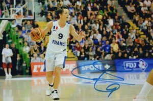 Celine Duber French FIBA Basketball Champion Hand Signed photo