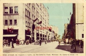 ARTERE PRINCIPALE DES MAGASINS A ROYANS RUE STE-CATHERINE OEST, MONTREAL CA 1949