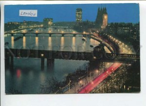 441475 Great Britain London river Thames RPPC Germany cancellation advertising