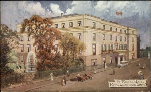 Royal Leamington Spa The Regrent Hotel c1910 Postcard