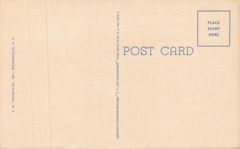 USA Bird's-Eye view Lake Champlain showing Adirondack Mts N.Y 05.92 