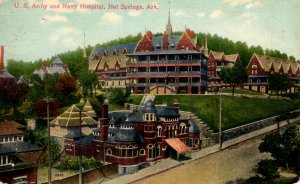 Hot Springs, Arkansas - The U.S. Army and Navy Hospital - c1908