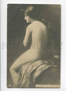 279705 NUDE Young BELLE Woman by Angelo ASTI vintage RUSSIA PC