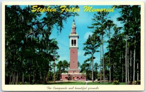 M-42267 The Campanile and beautiful grounds Stephen Foster Memorial White Spr...