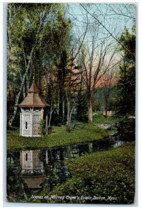 1907 Scenes On Murray Crane's Estate Dalton Lee Massachusetts MA Posted Postcard