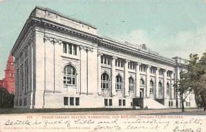 Public Library Seattle WA USA Postcard