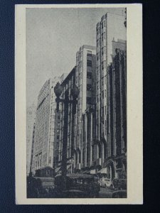 Australia NSW SYDNEY Hotel Australia & Prudential Insurance c1930 Postcard