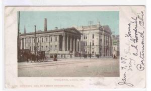 Court House Dayton Ohio 1907 postcard