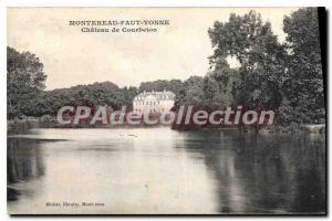 Old Postcard Montereau-Fault-Yonne Chateau De Courbeton