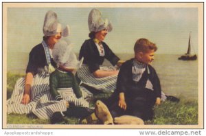 Netherlands Volendam Locals in Costume